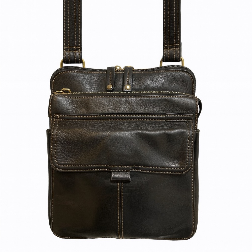 Fossil Vintage Black Explorer Crossbody